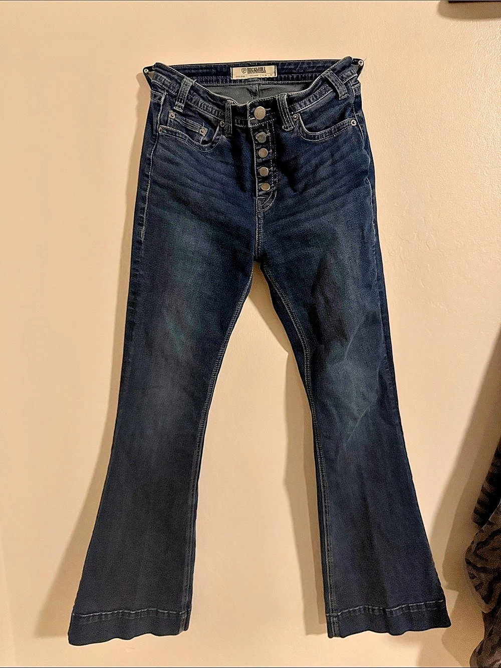 Rock Revival Flare Jeans Waist 26 in Blue